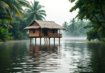 Why are houses in the Philippines built on wooden stilts to withstand floods, typhoons and intense heat? world news