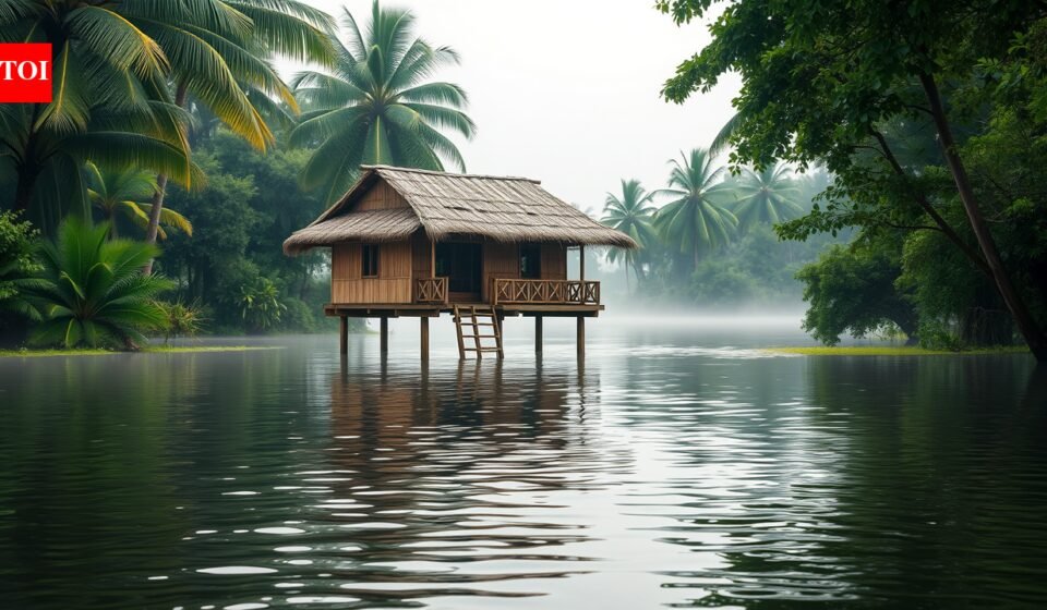 Why are houses in the Philippines built on wooden stilts to withstand floods, typhoons and intense heat? world news