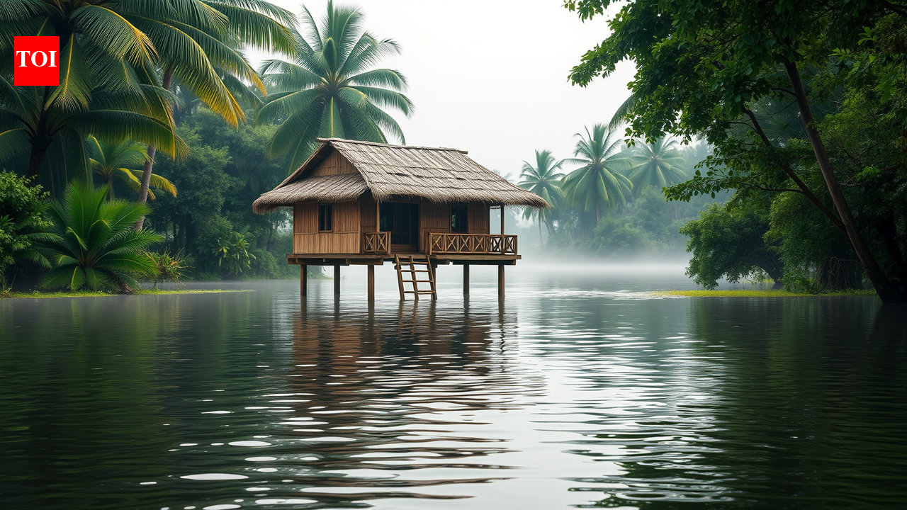 Why are houses in the Philippines built on wooden stilts to withstand floods, typhoons and intense heat? world news