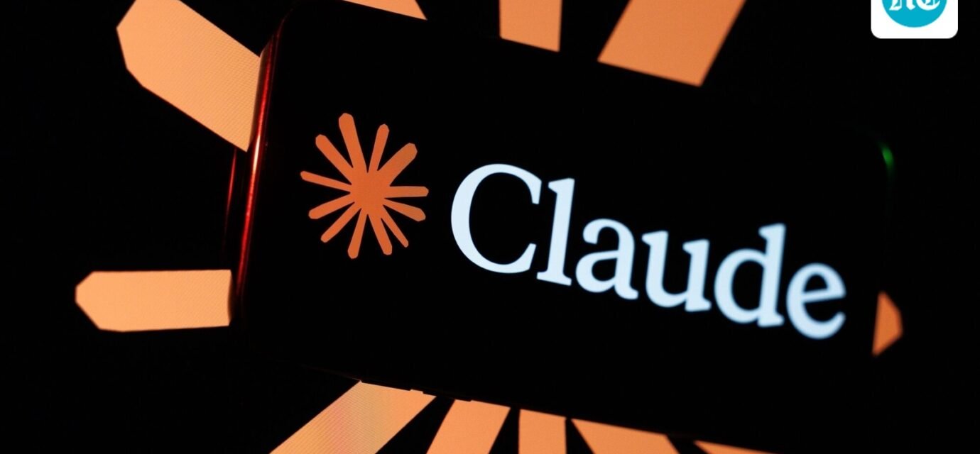 A Claude artificial intelligence (AI) logo on a smartphone. (Bloomberg)