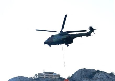 The aircraft was identified as an AH-64 Apache attack helicopter operated by the U.S. Army. (Representative Image) (AFP)