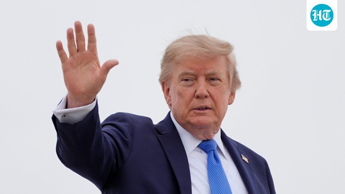 Trump was diagnosed with chronic venous insufficiency in 2025. (AP)