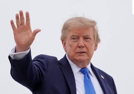 Trump was diagnosed with chronic venous insufficiency in 2025. (AP)