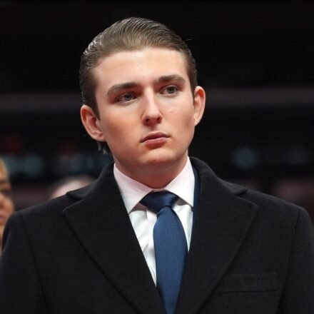Barron Trump has reportedly built a $150 million fortune through crypto investments. (AP)