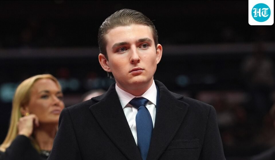 Barron Trump has reportedly built a $150 million fortune through crypto investments. (AP)