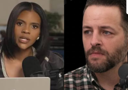 Candace Owens and Andrew Wilson continue negotiating debate terms over the Charlie Kirk case, but key disagreements still prevent a final agreement. (Candace Owens/YouTube, Andrew Wilson/Instagram)