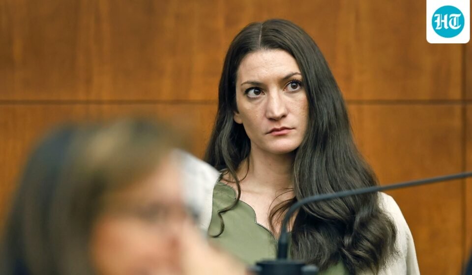 Lindsay Clancy appears in court during her murder trial in Plymouth, Massachusetts. (Greg Derr/Pool The Patriot Ledge)