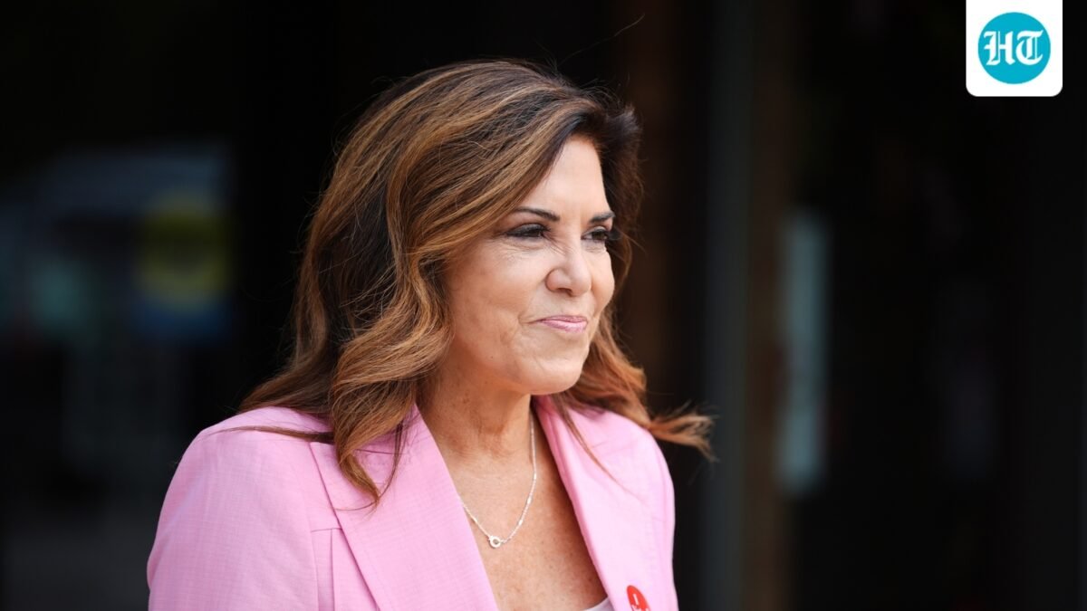 Michele Tafoya wins Minnesota GOP Senate primary. (AP Photo/Ellen Schmidt)