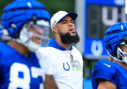 Keenan Allen, newly signed Colts receiver, was arrested on DUI charges early Sunday after officers found him intoxicated in a no-parking zone. (Getty Images via AFP)