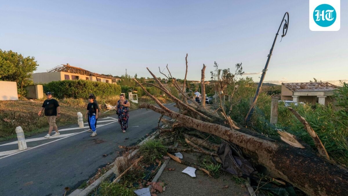 A tornado struck southwestern France on Monday, leaving 41 people injured. (AFP)