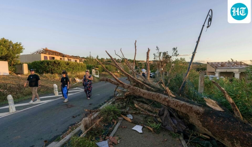 A tornado struck southwestern France on Monday, leaving 41 people injured. (AFP)
