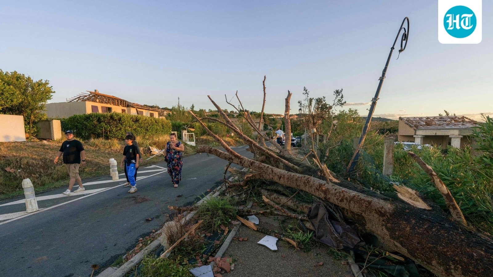 A tornado struck southwestern France on Monday, leaving 41 people injured. (AFP)