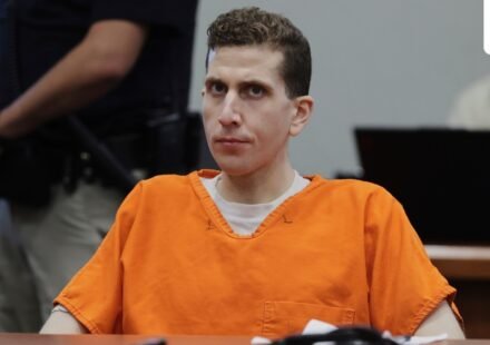 A judge has scheduled a June 2027 evidentiary hearing after Bryan Kohberger claimed he was pressured into pleading guilty in the 2022 Idaho University killings (AP Photo/Kyle Green)