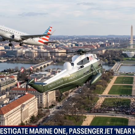 Trump Marine One flight incident
