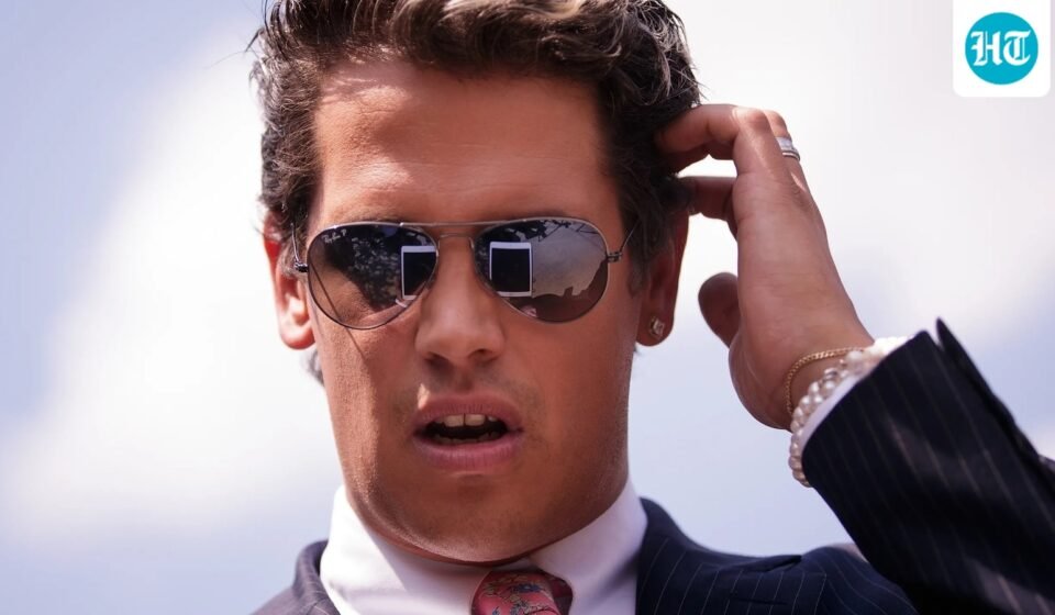 Milo Yiannopoulos, known for his conservative views, was taken into custody by ICE for exceeding his visa duration. (X)