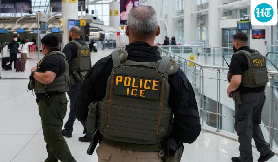 Five-year-old boy seen crying in viral Texas ICE video deported to Mexico with his father (REUTERS)