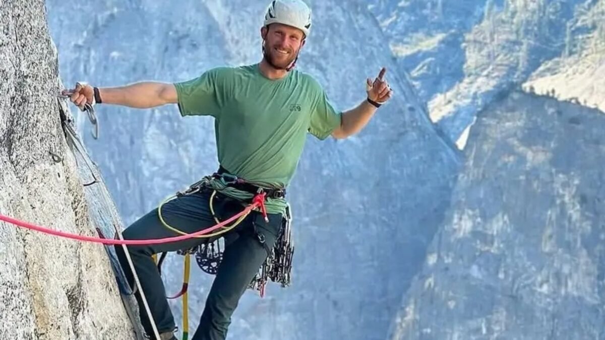 Jake Whisenant, a 30-year-old climber famous for his speed ascents of El Capitan, tragically died in a Sierra Nevada accident on August 3. (X@MarioNawfal)