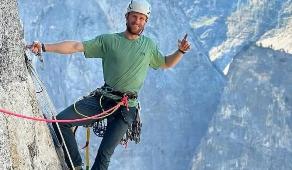 Jake Whisenant, a 30-year-old climber famous for his speed ascents of El Capitan, tragically died in a Sierra Nevada accident on August 3. (X@MarioNawfal)