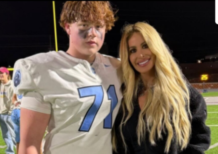 Kim Zolciak with her son, KJ Biermann. (Kim Zolciak/ Instagram)