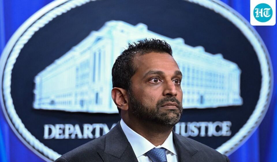 FBI Director Kash Patel looks on during a news conference on July 1. (AFP)