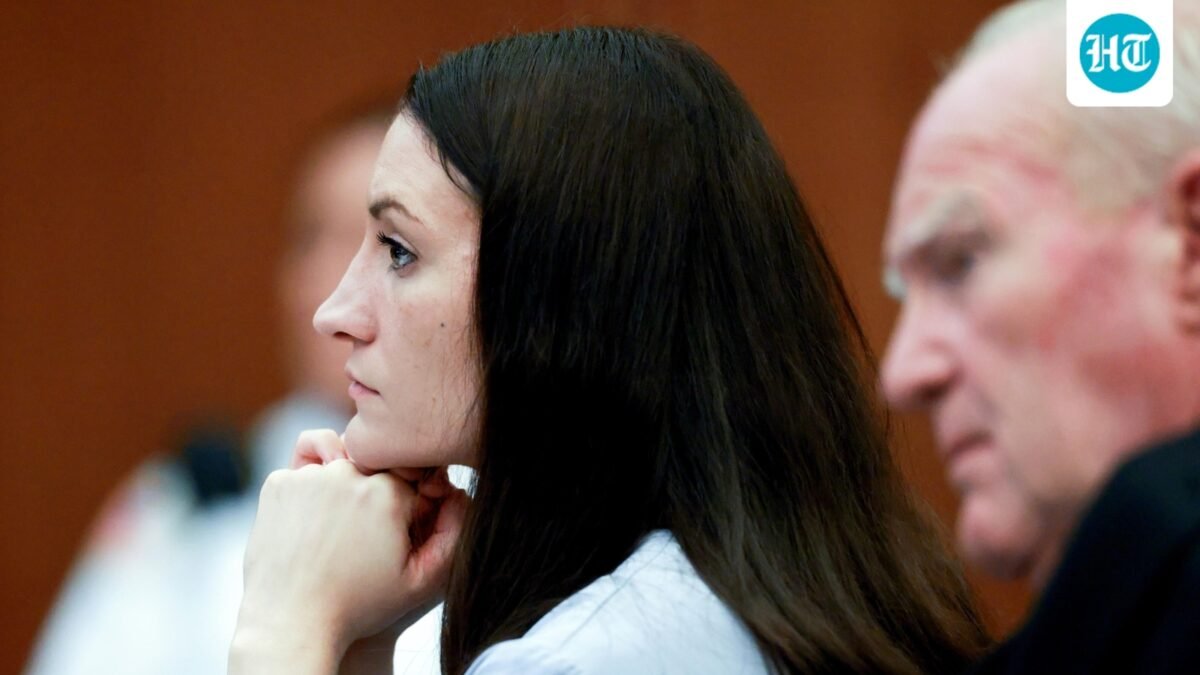 Lindsay Clancy, and her attorney Kevin Reddington , listen to testimony from Rebecca Jollotta, during Clancy's murder trial in Plymouth Mass., on Tuesday Aug. 11, 2026 in Plymouth, Mass.  (Jonathan Wiggs/The Boston Globe via AP, Pool) (Jonathan Wiggs/Pool The Boston G)