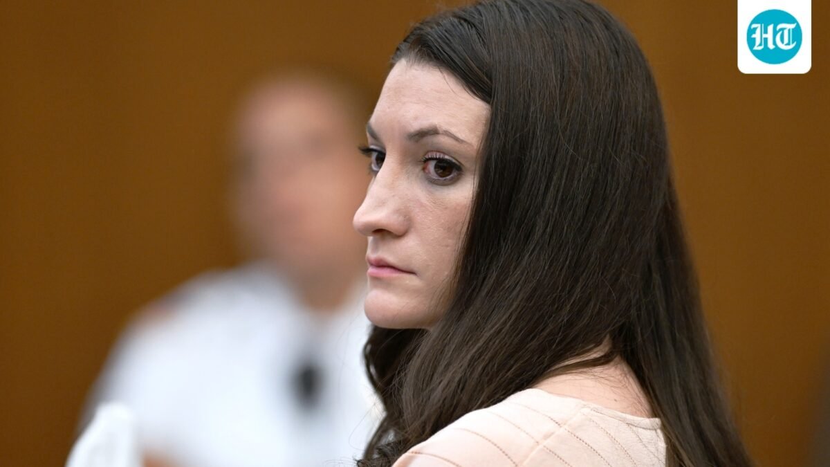 Lindsay Clancy has spent the past three years in medical custody while facing charges over the deaths of her three children.. (AP Photo/Josh Reynolds, Pool) (AP Photo/Josh Reynolds)