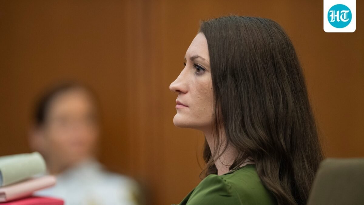 Viral video of Lindsay Clancy trial. (Amanda Sabga/Pool The Boston Her)