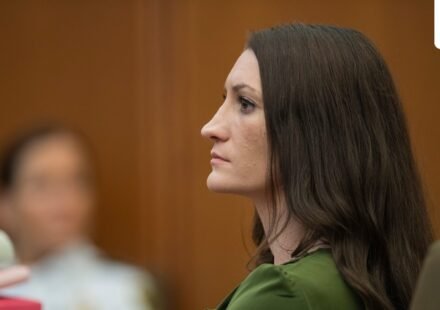Viral video of Lindsay Clancy trial. (Amanda Sabga/Pool The Boston Her)
