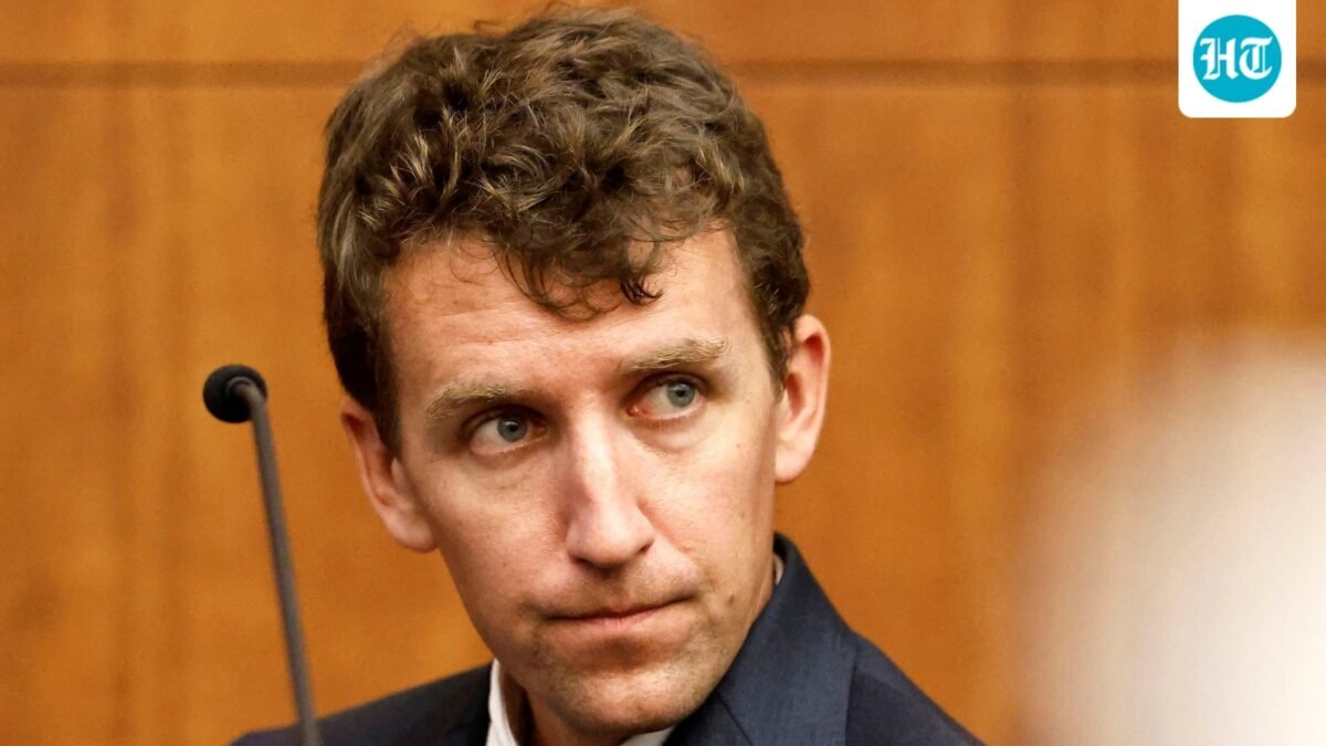 A work email sent by Patrick Clancy at 5:24 pm on January 24, 2023, has sparked debate online. The email was referenced during cross-examination in the murder trial of his wife, Lindsay Clancy. (Greg Derr/Pool via REUTERS)