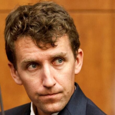 A work email sent by Patrick Clancy at 5:24 pm on January 24, 2023, has sparked debate online. The email was referenced during cross-examination in the murder trial of his wife, Lindsay Clancy. (Greg Derr/Pool via REUTERS)