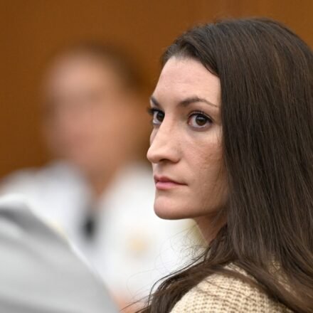 Lindsay Clancy in the courtroom during proceedings in her murder trial on August 20, 2026. (Josh Reynolds REUTERS)