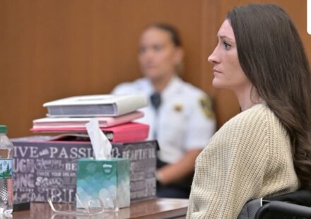 Lindsay Clancy listens to testimony from a hospital chaplain during her murder trial, in Plymouth, Massachusetts, U.S., August 20, 2026. Josh Reynolds/Pool via REUTERS (via REUTERS)