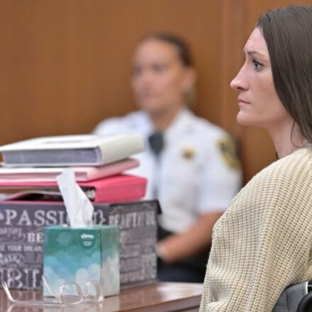 Lindsay Clancy listens to testimony from a hospital chaplain during her murder trial, in Plymouth, Massachusetts, U.S., August 20, 2026. Josh Reynolds/Pool via REUTERS (via REUTERS)