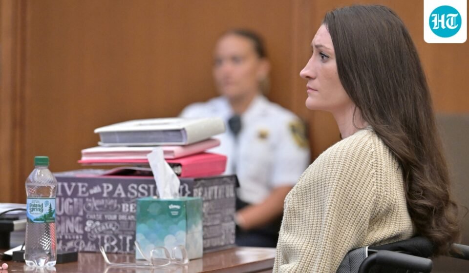 Lindsay Clancy listens to testimony from a hospital chaplain during her murder trial, in Plymouth, Massachusetts, U.S., August 20, 2026. Josh Reynolds/Pool via REUTERS (via REUTERS)