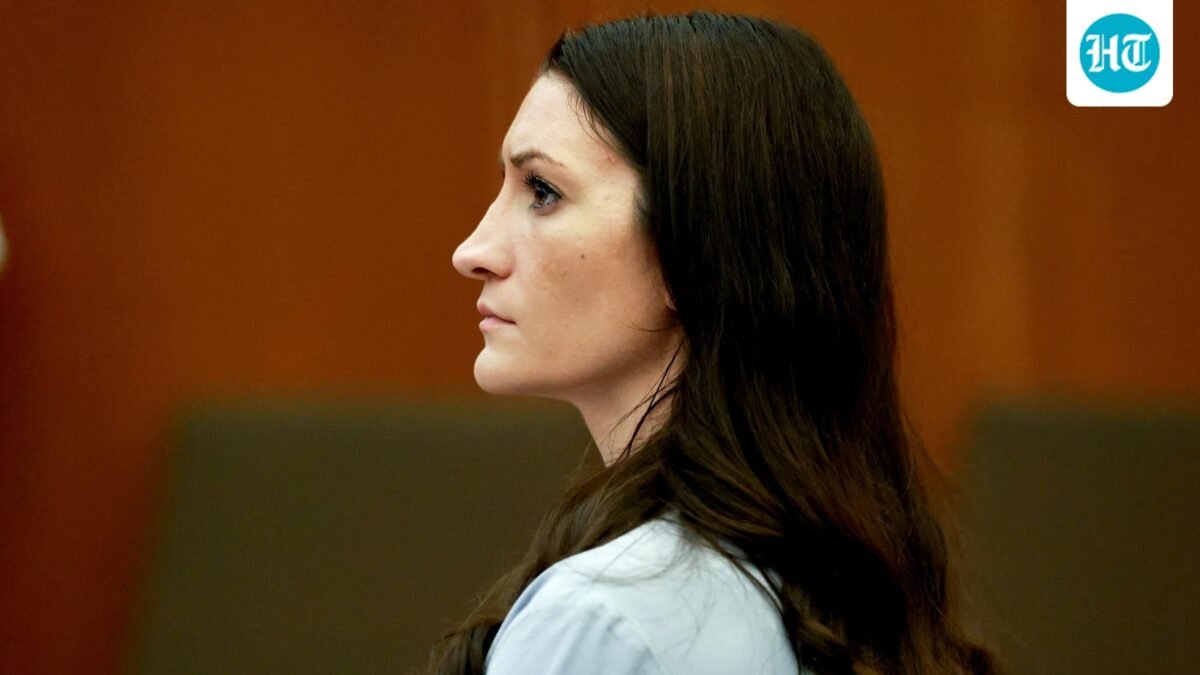 Lindsay Clancy listens to Judge William F. Sullivan addressing the court at her murder trial in Plymouth, Massachusetts, August 11, 2026. Jonathan Wiggs/Pool via REUTERS (via REUTERS)