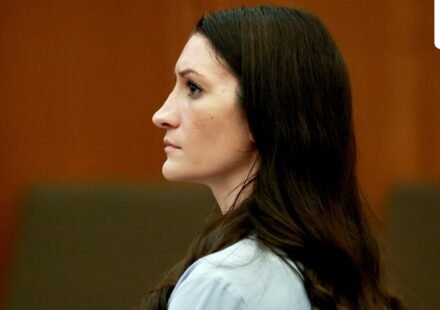 Lindsay Clancy listens to Judge William F. Sullivan addressing the court at her murder trial in Plymouth, Massachusetts, August 11, 2026. Jonathan Wiggs/Pool via REUTERS (via REUTERS)