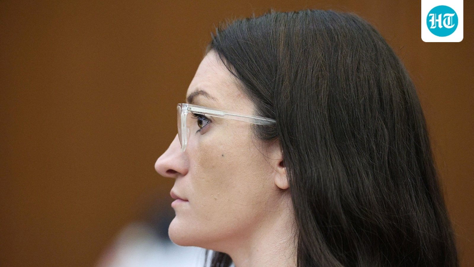 Defendant Lindsay Clancy listens to Dr. Jennifer Tufts on the witness stand during Lindsay Clancy's murder trial at Plymouth Superior Court, in Plymouth, Massachusetts. (via REUTERS)