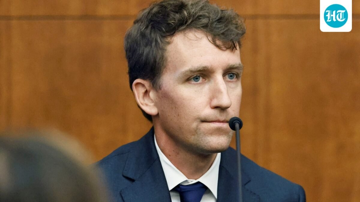 Patrick Clancy testified about the timeline of events on the day his three children died in 2023. (via REUTERS)