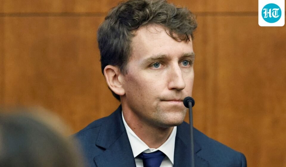 Patrick Clancy testified about the timeline of events on the day his three children died in 2023. (via REUTERS)