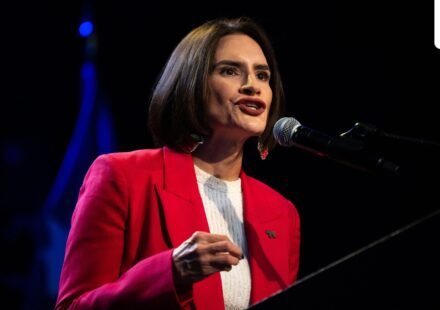 Minnesota Lt. Gov. Peggy Flanagan has won the Democratic-Farmer-Labor (DFL) primary for the US Senate, hence moving a step closer to representing Minnesota in Washington. (Stephen Maturen/Getty Images/AFP)