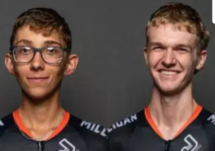 Haylan Engdahl and Brayden Rogers were Milligan cyclists killed in Tennessee after a vehicle struck their team during training. (Haylan Engdahl (left), Brayden Rogers (right) Photos: Milligan University Athletics)