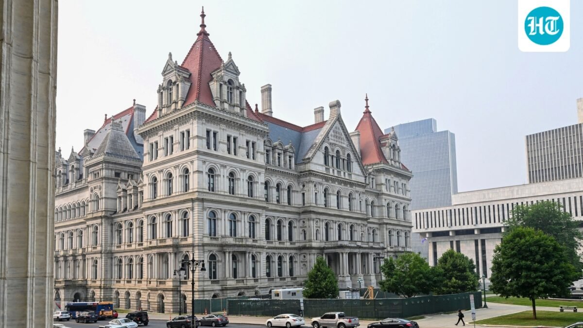 The New York state Capitol is seen from the steps of the State Education Building in Albany. (Representational image) (AP Photo/Hans Pennink)