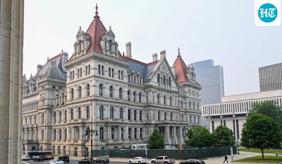 The New York state Capitol is seen from the steps of the State Education Building in Albany. (Representational image) (AP Photo/Hans Pennink)