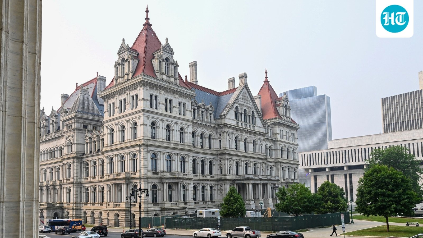 The New York state Capitol is seen from the steps of the State Education Building in Albany. (Representational image) (AP Photo/Hans Pennink)