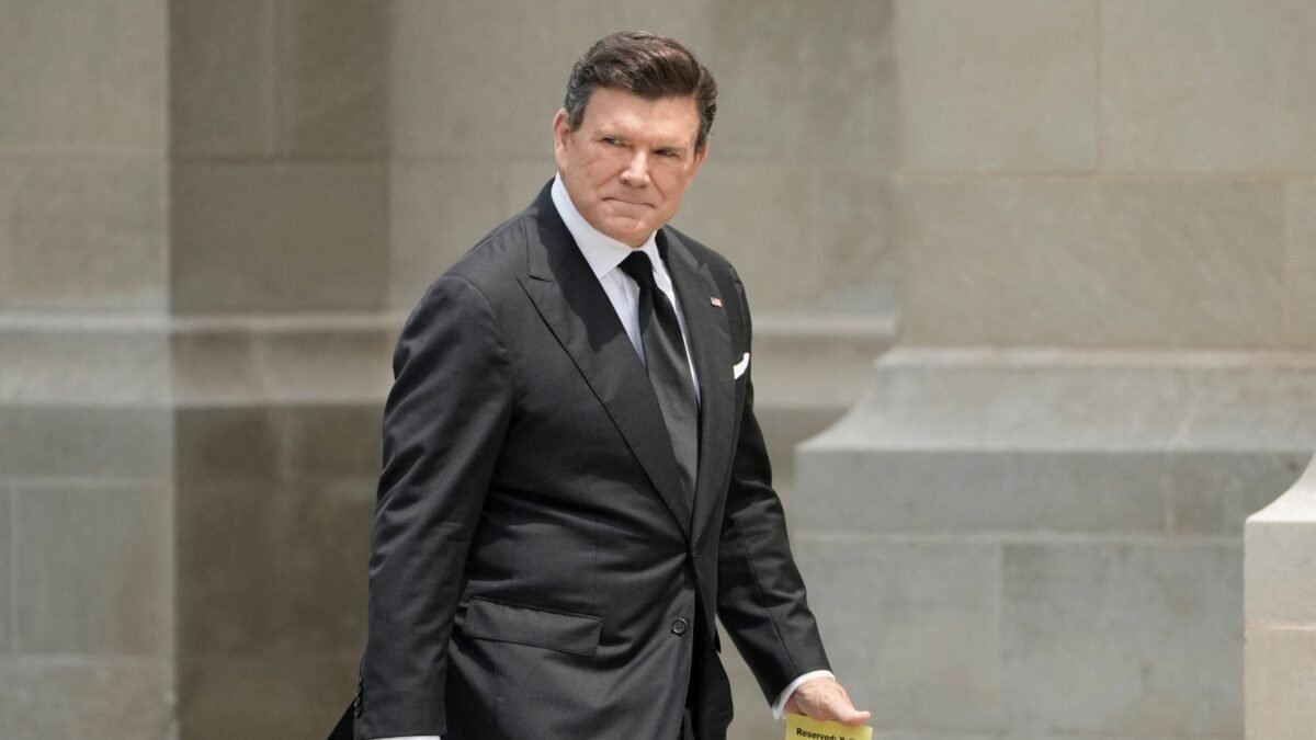 Bret Baier of Fox News confronted President Trump's criticism during his show, defending reporter Jonathan Hunt and correcting the president's statements on the Iran conflict. (REUTERS)