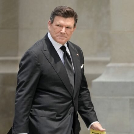 Bret Baier of Fox News confronted President Trump's criticism during his show, defending reporter Jonathan Hunt and correcting the president's statements on the Iran conflict. (REUTERS)