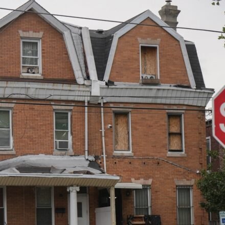 Investigators search a home in the Olney section of Philadelphia, Friday, June 26, 2026. (Jessica Griffin/The Philadelphia Inquirer via AP) (Jessica Griffin/The Philadelphia)
