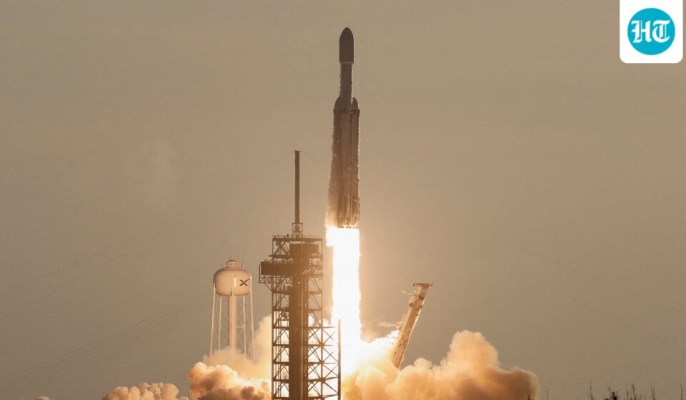 NASA's Nancy Grace Roman Space Telescope will study dark matter, dark energy and exoplanets after launching on SpaceX's Falcon Heavy rocket. (REUTERS/Joe Skipper  TPX IMAGES OF THE DAY) (REUTERS)