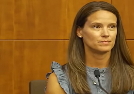 Dr. Kelly McDonough, the emergency-room physician who treated Lindsay Clancy. (Youtube/ COURT TV)
