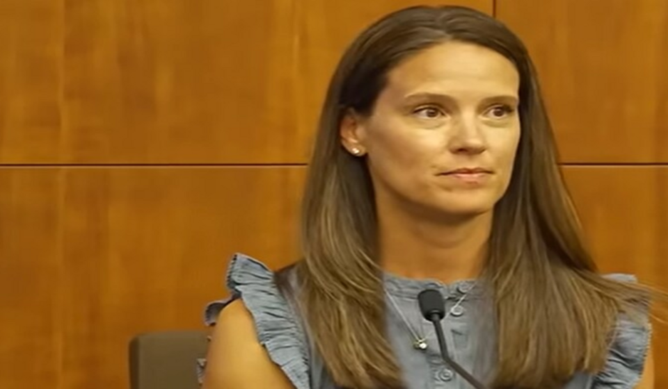 Dr. Kelly McDonough, the emergency-room physician who treated Lindsay Clancy. (Youtube/ COURT TV)